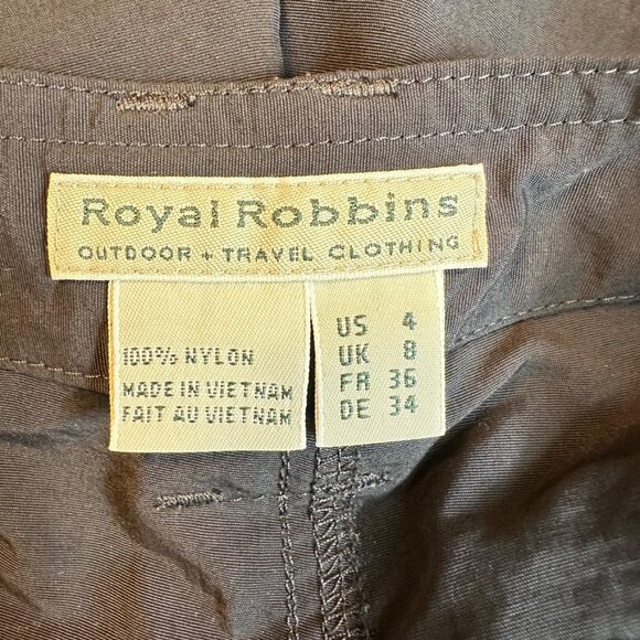 Royal Robbins Womens Black Nylon Outdoor Hiking Active Shorts Size 4 - Picture 3 of 11
